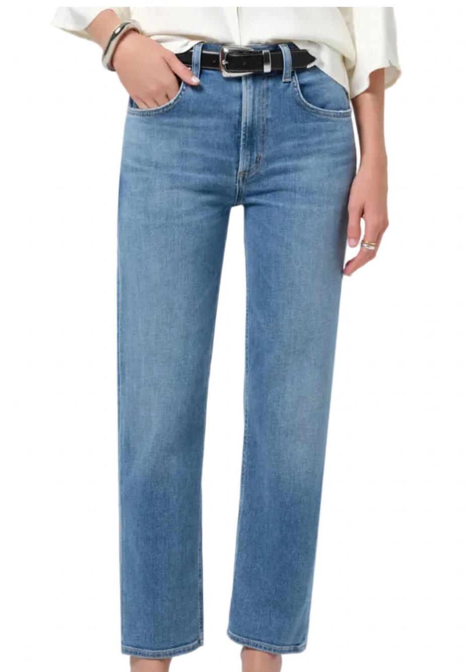 NEW CITIZENS OF HUMANITY delfina straight jeans in stella